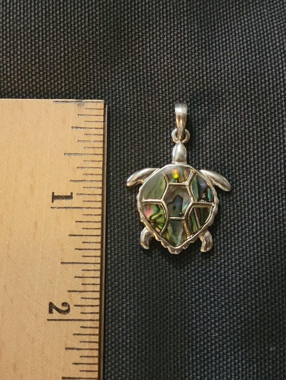 Abalone Turtle Pendant - Picture 2 of 4